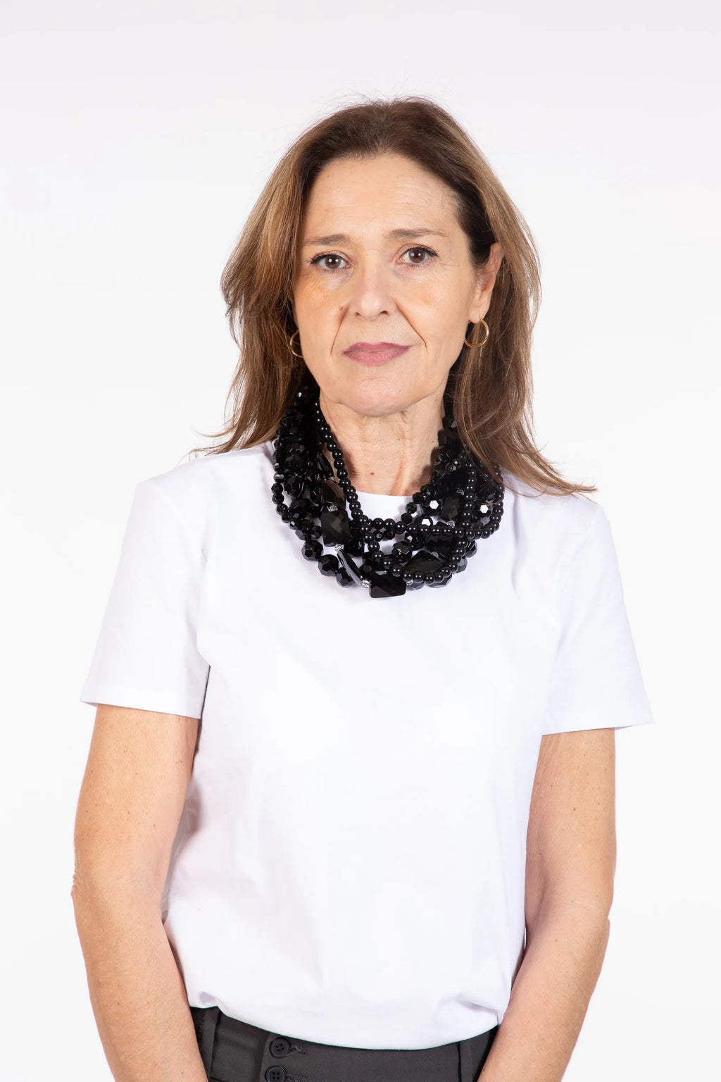 Collar Negro Vueltas