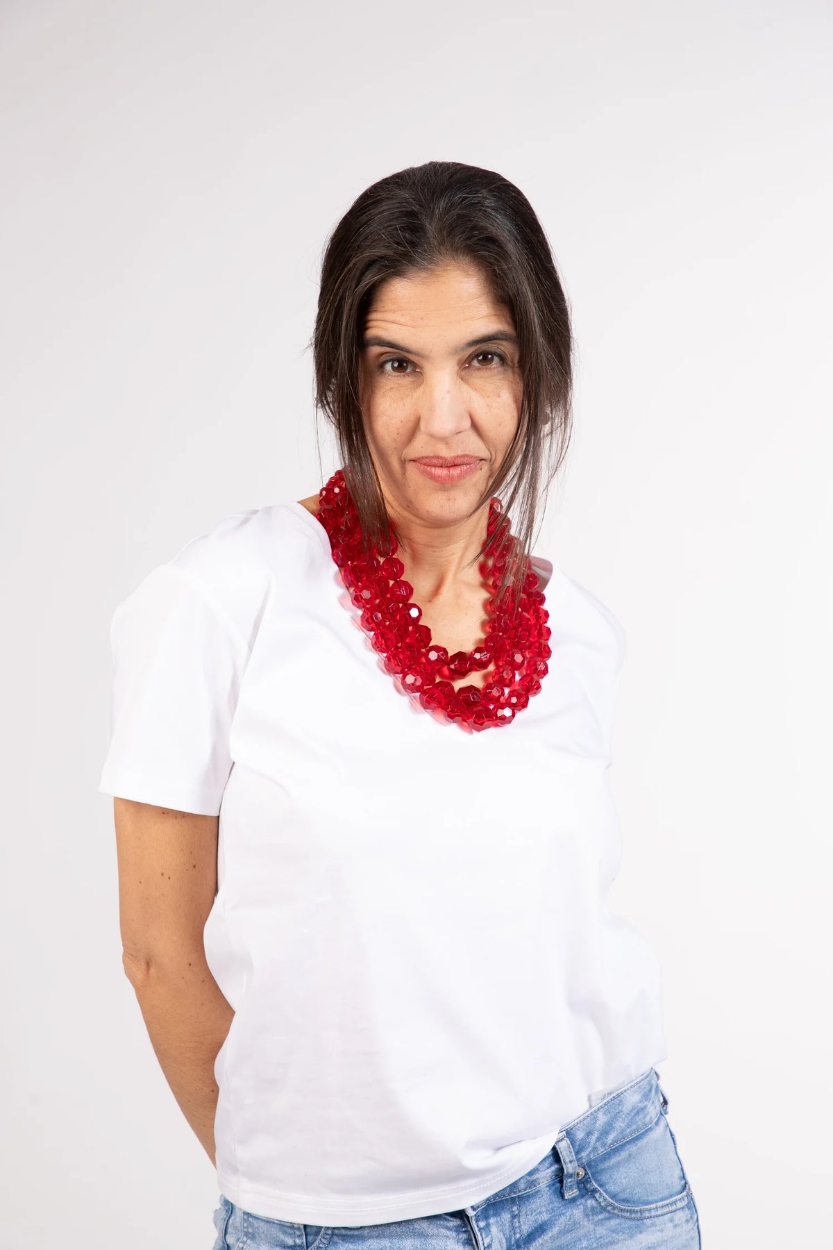 Collar Rojo Tres Vueltas