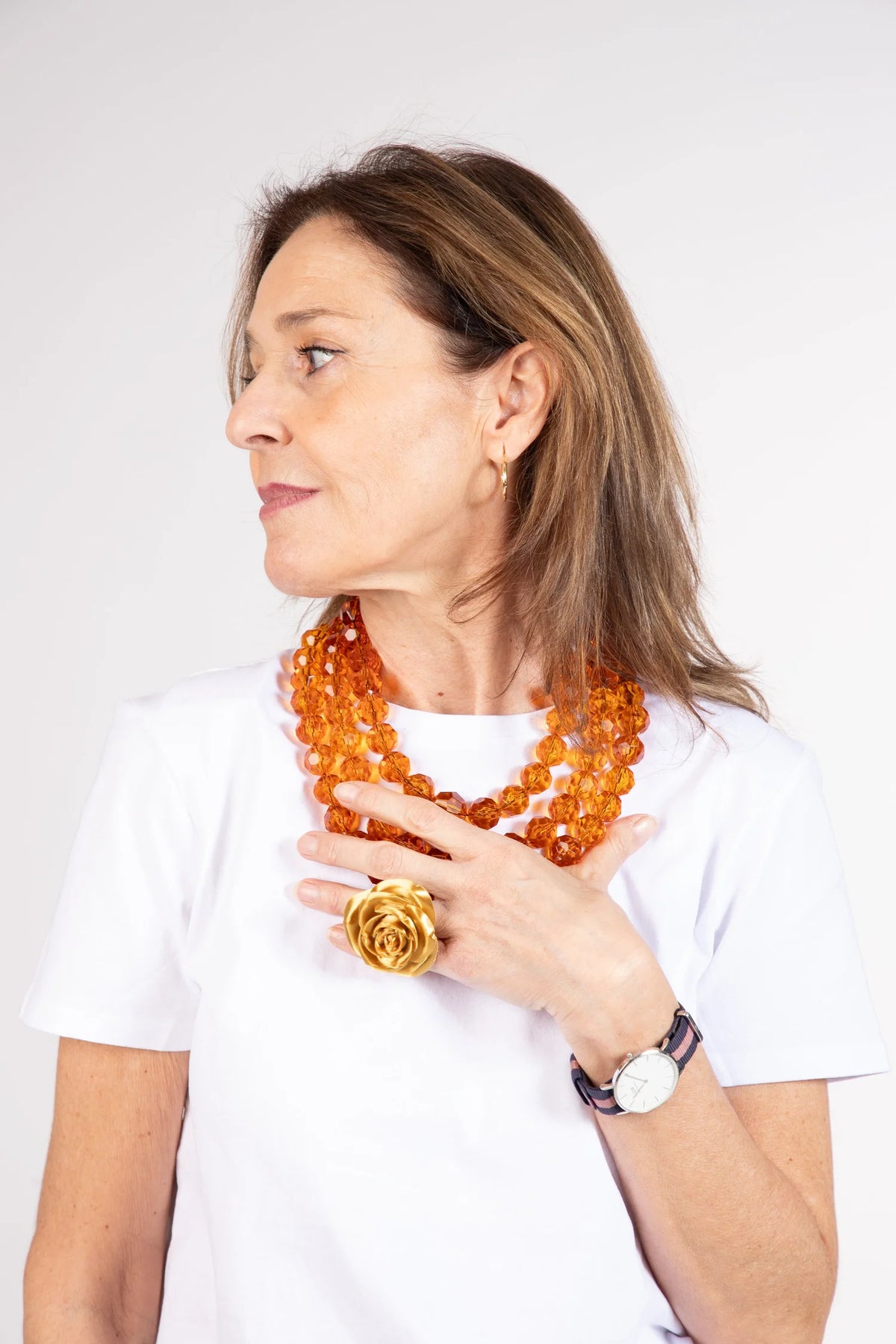 Collar Ambar Tres Vueltas