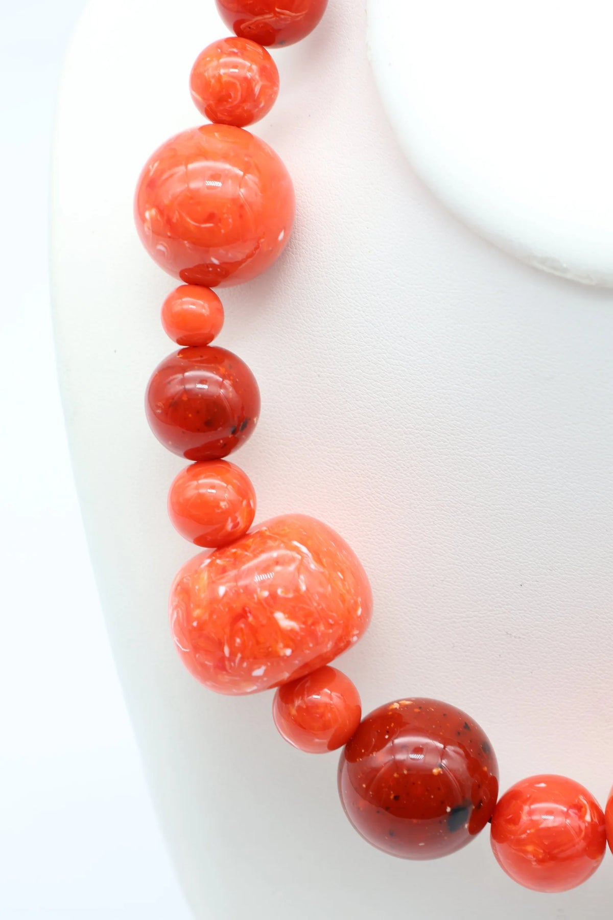 Collar Canicas color Coral