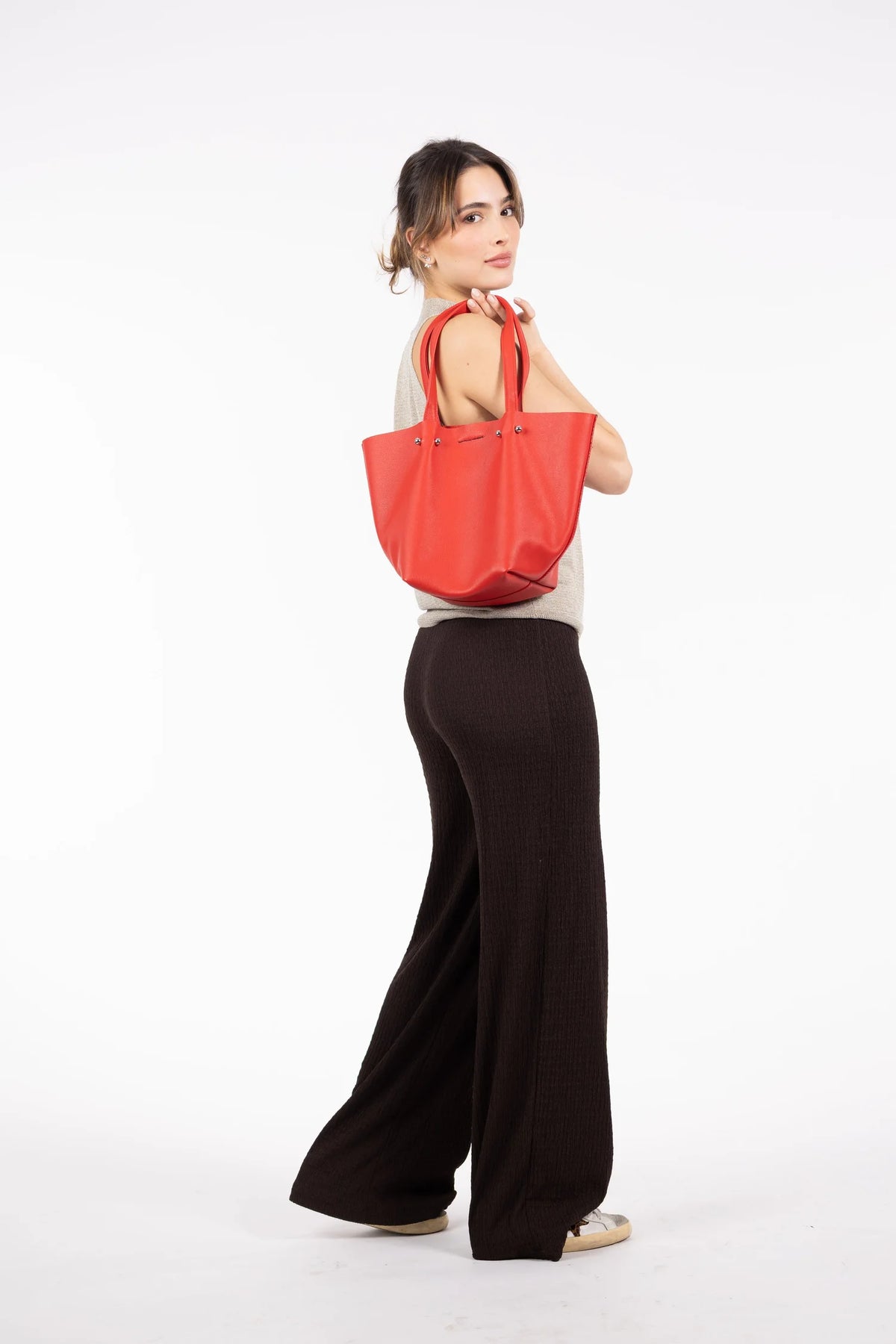Bolso Piercing Rojo