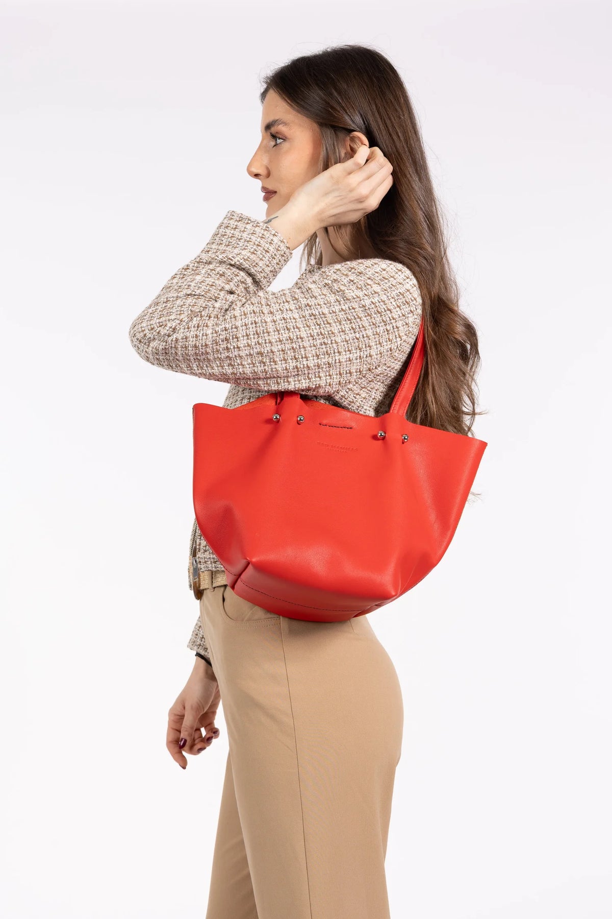 Bolso Piercing Rojo