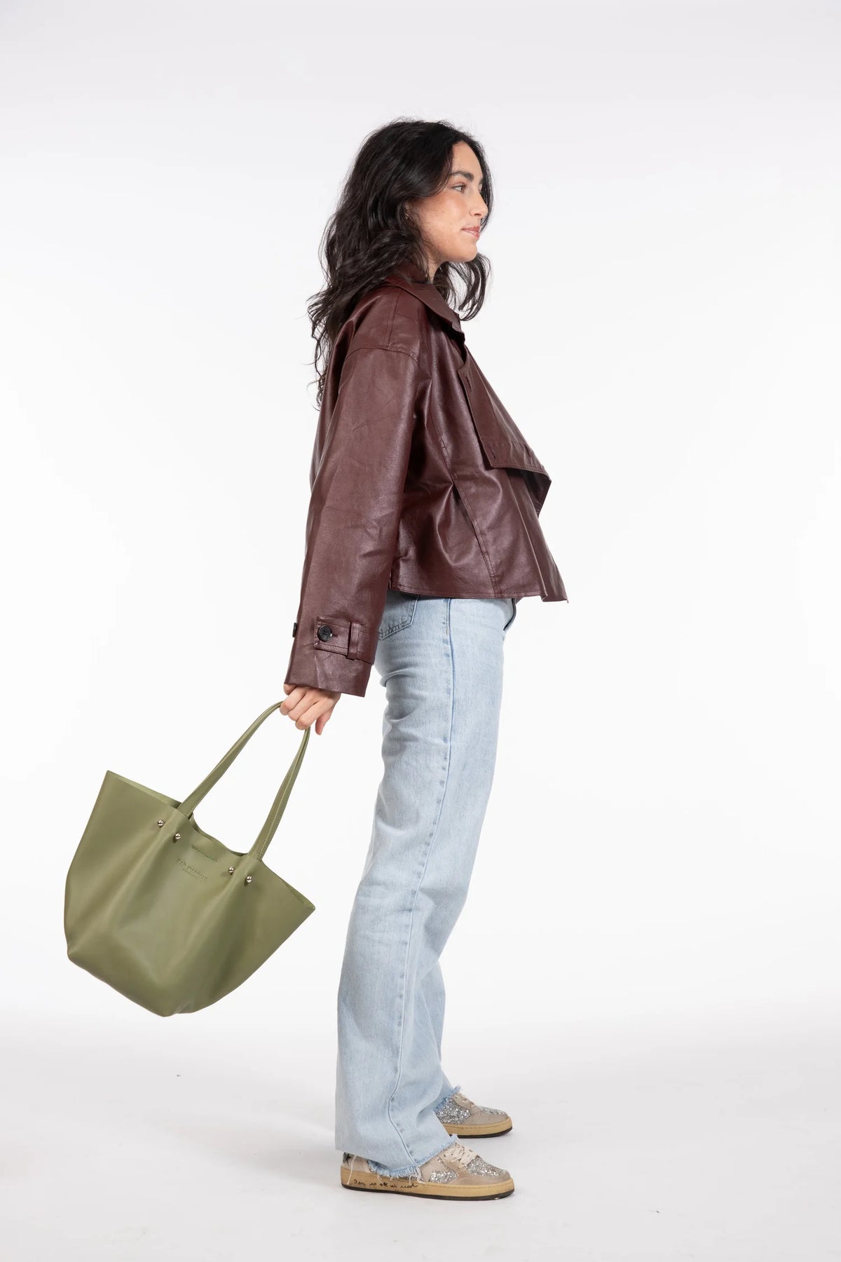 Bolso Piercing Verde Wasabi