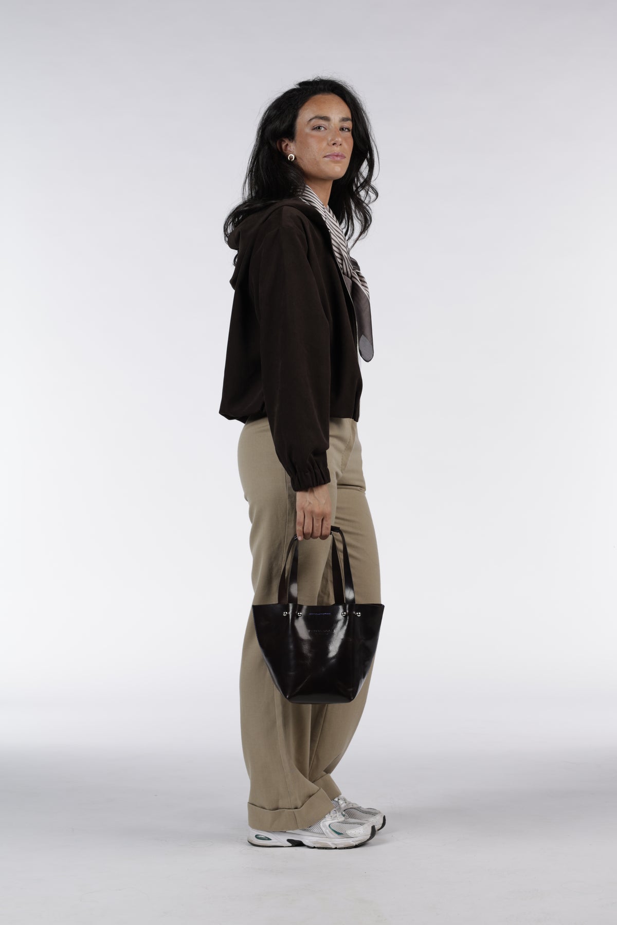 Bolso Piercing Mini Negro