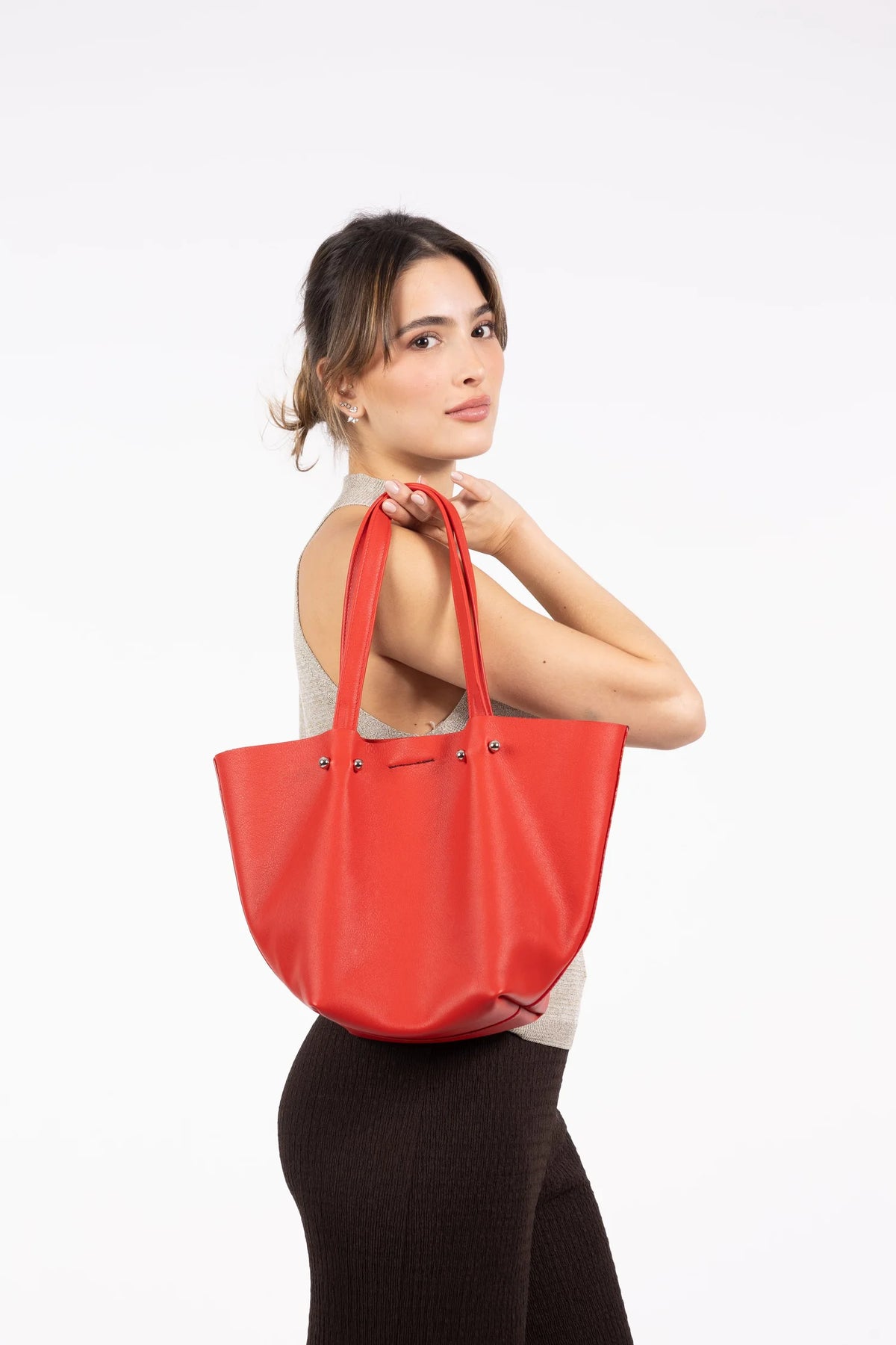 Bolso Piercing Rojo