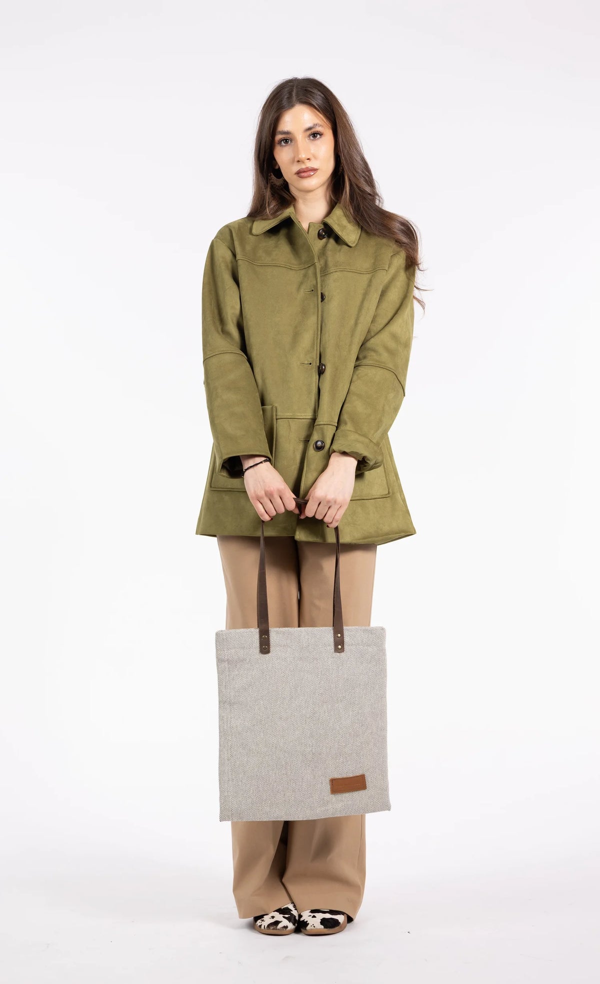 Bolso Daniela JASPEADO GRIS