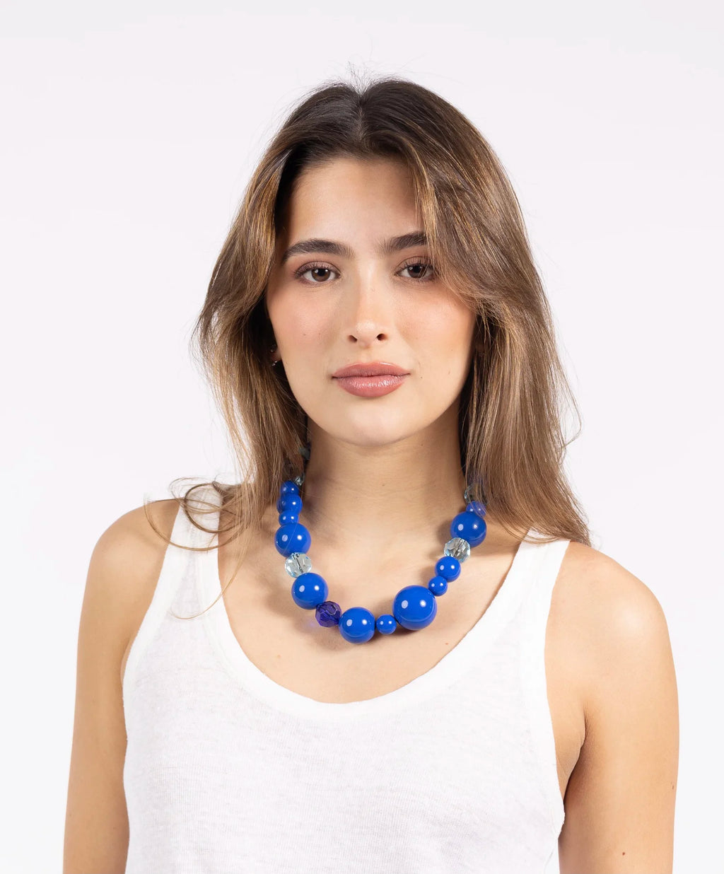 Collar Canicas Azules
