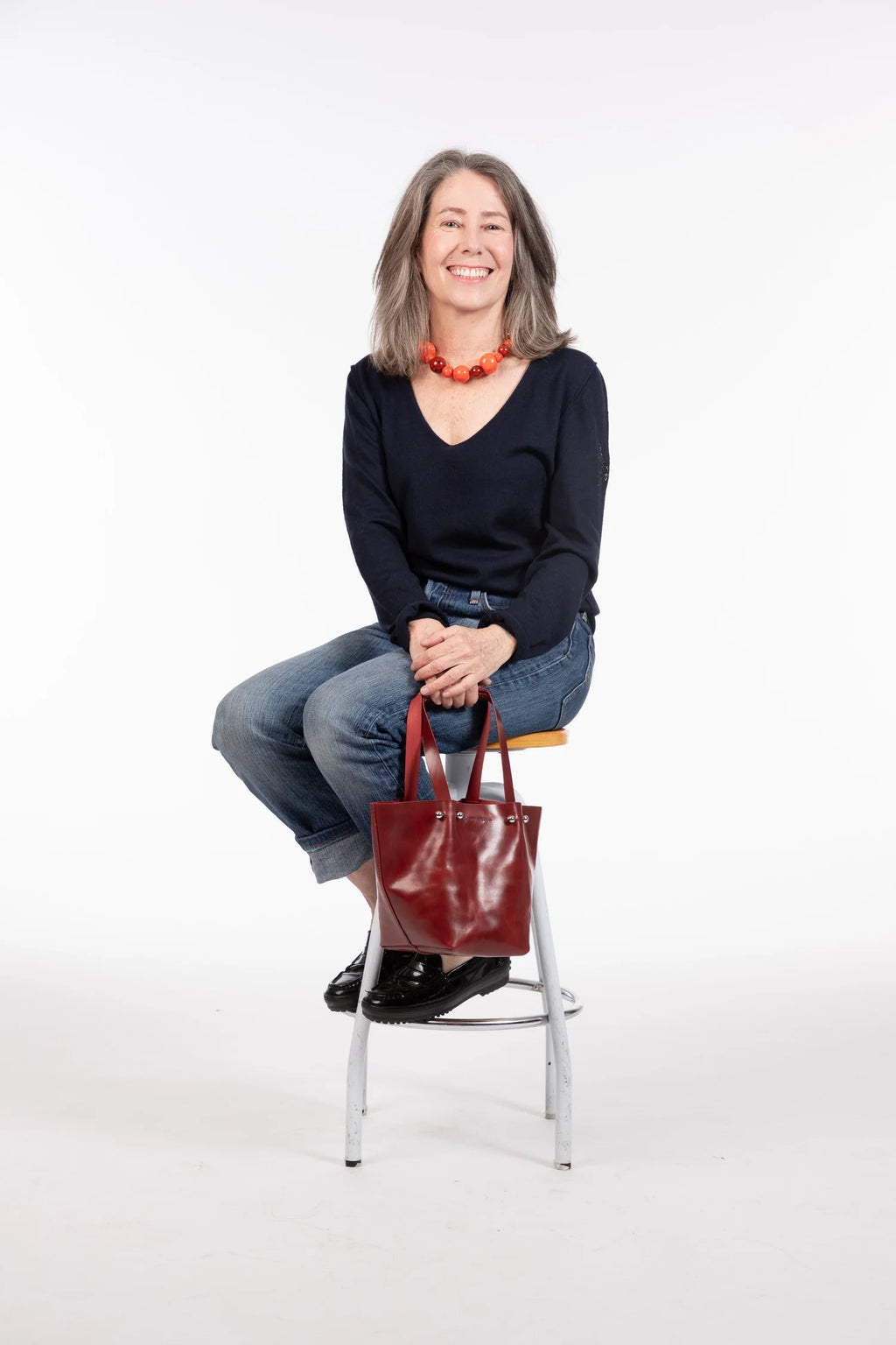 Bolso Piercing Mini Guinda