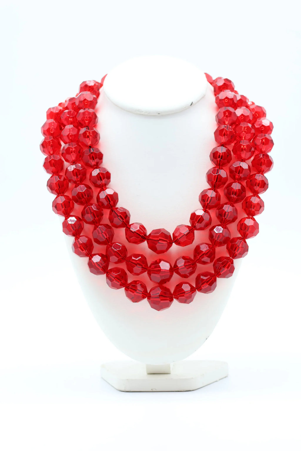Collar Rojo Tres Vueltas