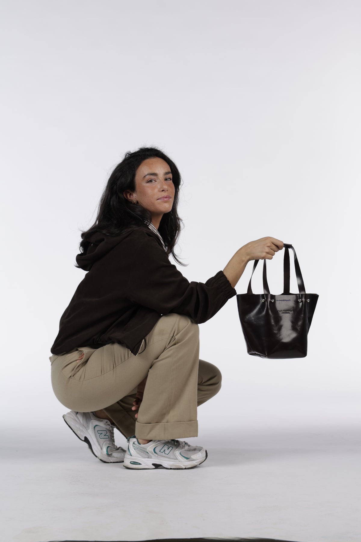 Bolso Piercing Mini Negro
