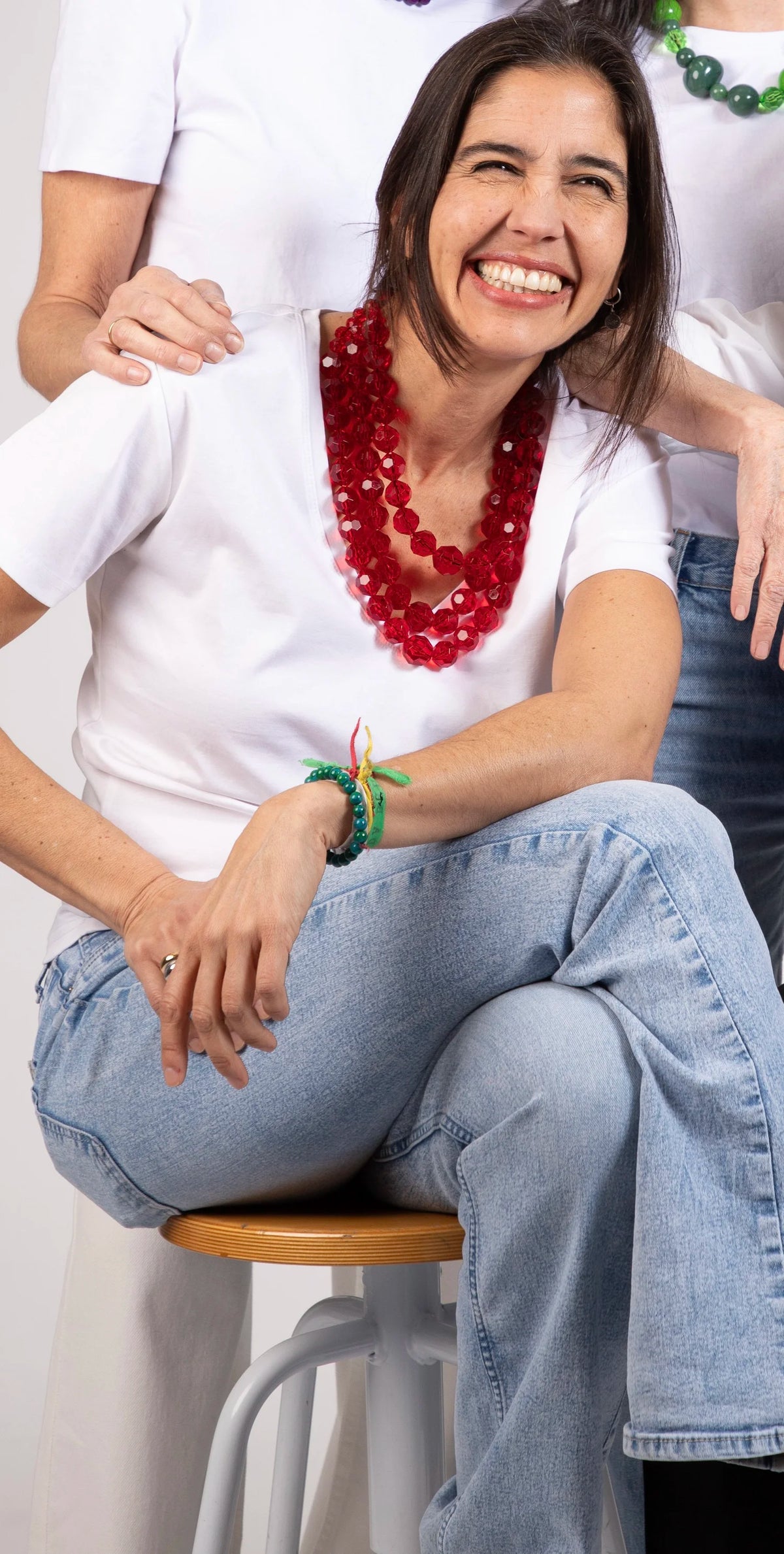 Collar Rojo Tres Vueltas