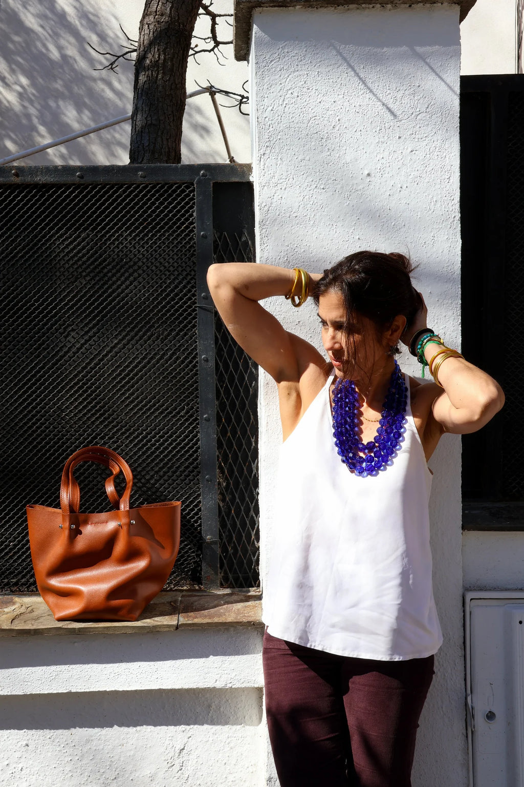 Bolso Piercing Camel