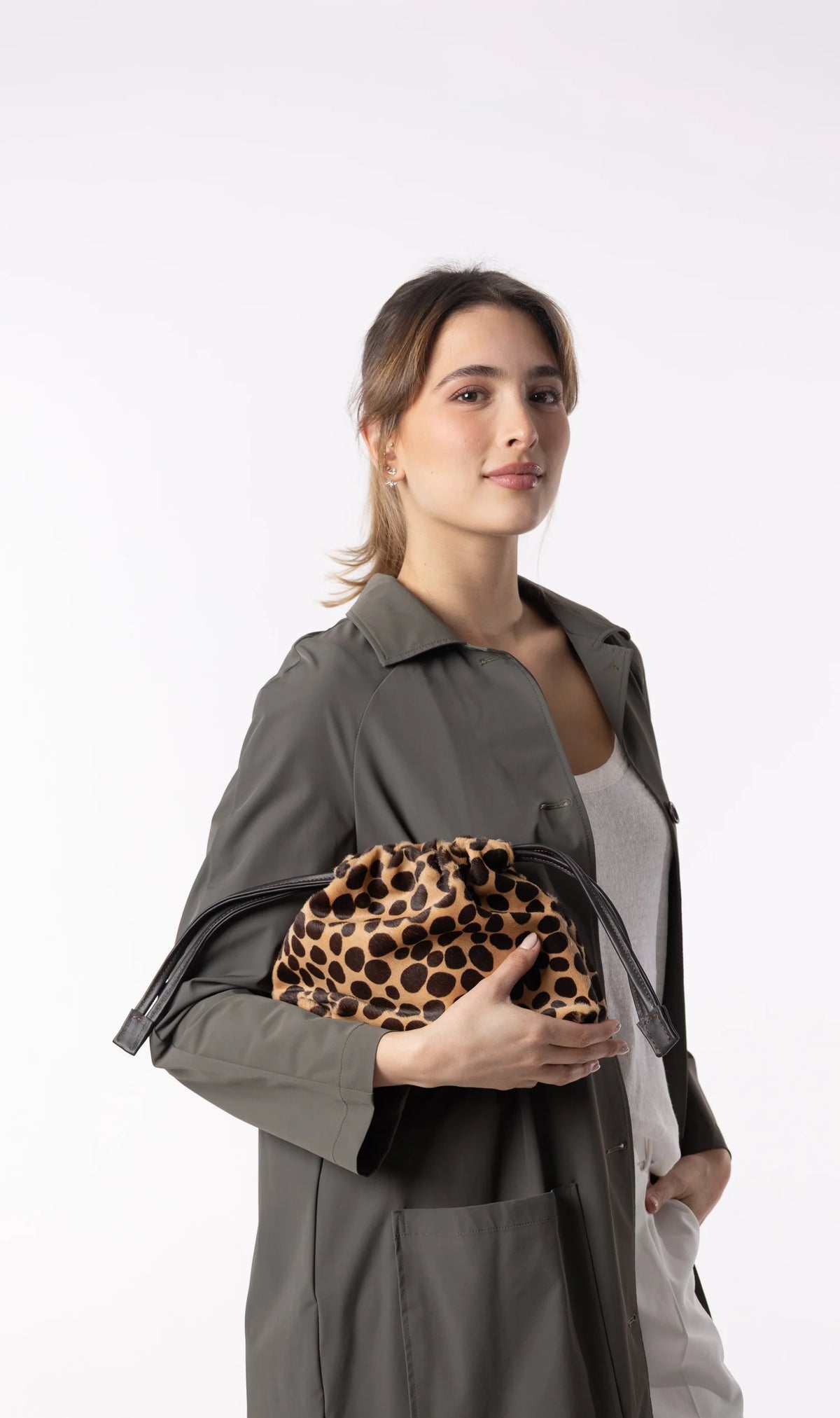Pouch Pia Jirafa Marrón