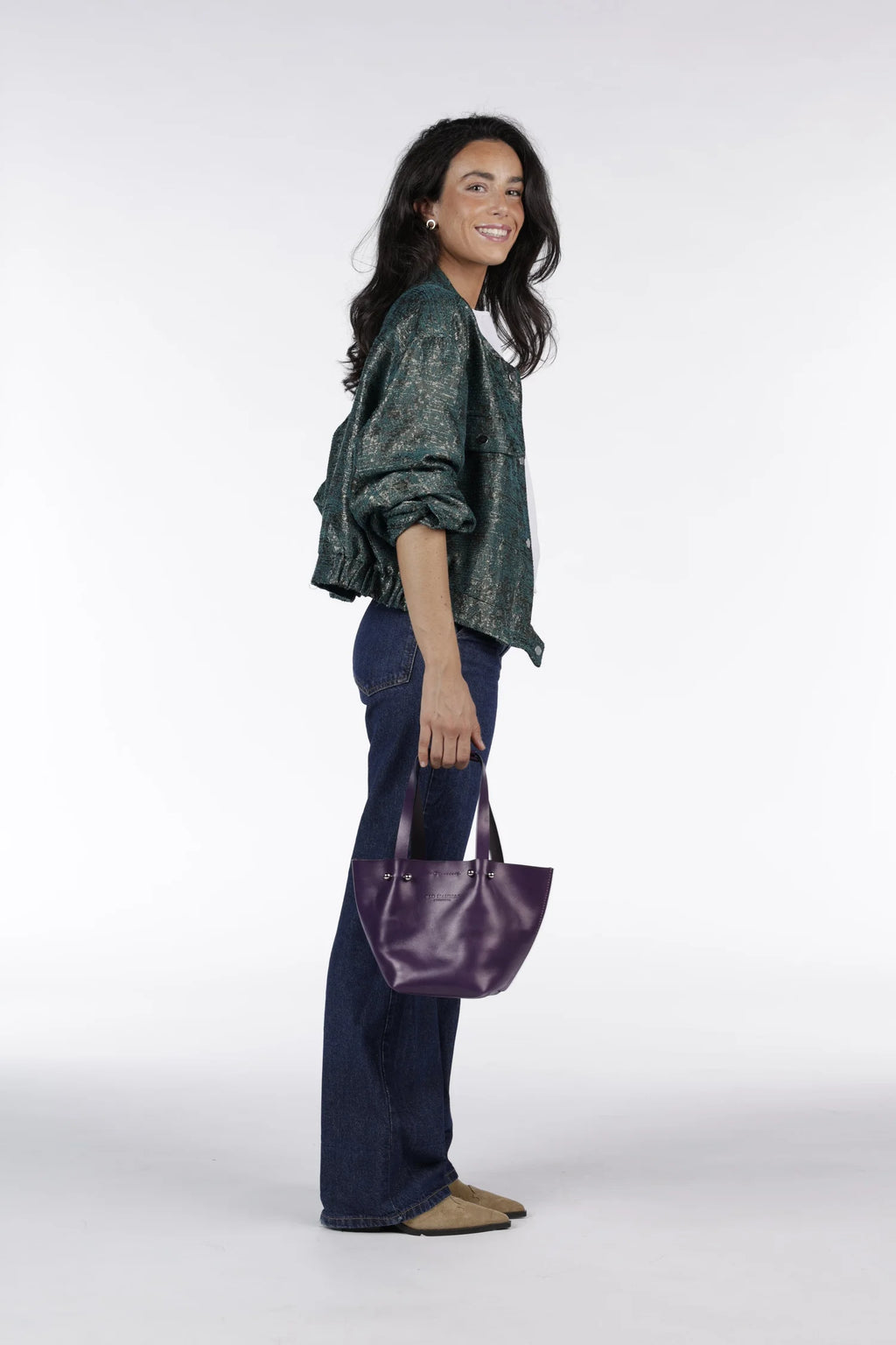 Bolso Piercing Morado